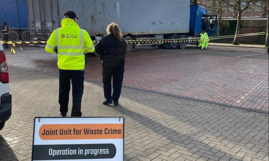 Joint Unit for Waste Crime releases end-of-year report 2024 to 2025